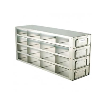 Cole Parmer Slide-Out Freezer Rack, 2", 4x4 Array 247473